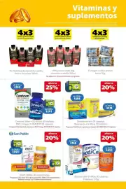 Folleto Farmacia San Pablo semana 42 Página 3: San Pablo Elevit 3600ui Redoxon naranja €390,00, Enterex ProteineX €422,00