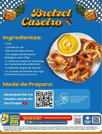 Encarte Rede Top Página 8: Bretzel Caseiro Ingredientes: 1 ovo ⚫ 1 pitada de sal ⚫ 200 ml de leite morno 1 envelope de