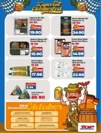 Encarte Rede Top Página 5: Creme de Queijo Pomerode €17,98, Recheio de Marreco Villa Germania €15,90