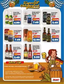 Encarte Rede Top Página 7: Cerveja Stannis Gold Amélia/Red Sonja Long Neck €9,99, Cerveja Lagunitas / Blue Moon Lata €7,49