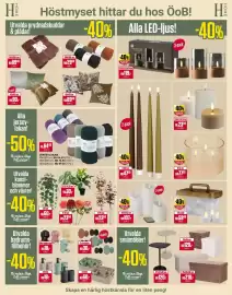 ÖoB annonsblad vecka 42 Sida 10: Elektriska stearinljus €107,00, Esmara elektriska tändstickor €59,40