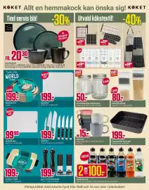 ÖoB annonsblad vecka 42 Sida 11: Skärbräda €99,90, Tind stengods €20,30