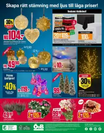 ÖoB annonsblad vecka 42 Sida 12: Ljuslänkar €10,00, Glasträd €99,00