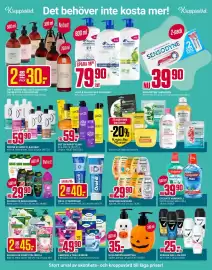 ÖoB annonsblad vecka 42 Sida 4: Palmolive duschcreme €29,90, Garnor respons hårvård €29,90