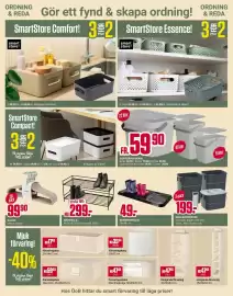 ÖoB annonsblad vecka 42 Sida 9: Sorteringskärl €59,90, Skohylla €299,00