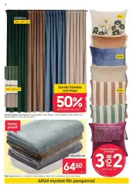 Rusta reklamblad vecka 42 Sida 12: Halva priset! €64,50, Gardin Violetta och Vega €124,00
