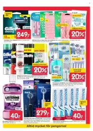 Rusta reklamblad vecka 42 Sida 3: Sensodyne tandkräm €40,00, Oral-b vitality pro €279,00