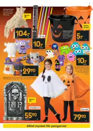 Rusta reklamblad vecka 42 Sida 5: Rip gravsten €55,90, Vandrande hand €104,00