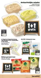 De Boerenschuur folder week 42 Pagina 11: Melkan geraspte kaas €3,55, Ambachtelijke salades €2,05