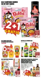 De Boerenschuur folder week 42 Pagina 15: Fairtrade original kokosmelk €4,12, Samyang Buldak Spicy Ramen €4,58
