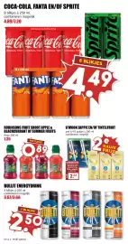 De Boerenschuur folder week 42 Pagina 18: Coca-Cola, Fanta en/of Sprite €4,49, G'woon zappie en/of tintelfruit €2,32