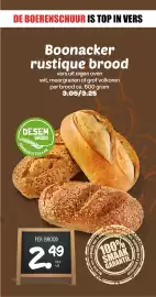 De Boerenschuur folder week 42 Pagina 3: Boonacker rustique brood €2,49