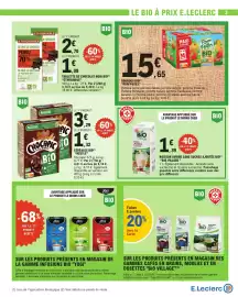Catalogue E.Leclerc page 3: Nestlé Chocapic €3,29, BIO VILLAGE Boisson Avoine €1,39