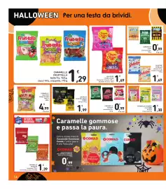 Volantino Spazio Conad Pagina 14: Liquirizia casa del dolce panda €1,99, Caramelle Elah linea assortita €0,99