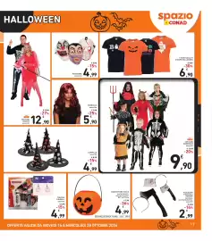 Volantino Spazio Conad Pagina 17: COSTUME ADULTO €12,90, MASCHERA €4,99