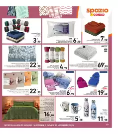 Volantino Spazio Conad Pagina 19: SET SPUGNA CALEFFI HOME €6,90, ACCAPPATOIO CALEFFI HOME €19,60