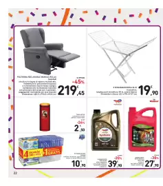 Volantino Spazio Conad Pagina 22: Stendibiancheria elio €19,90, Poltrona Reclinabile Manual Relax Salmar €219,45