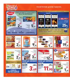Volantino Spazio Conad Pagina 4: BASTONCINI DI MERLUZZO FINDUS €5,79, I GRATINATI FINDUS €2,99