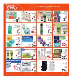 Volantino Spazio Conad Pagina 8: Dentifricio Mentadent €3,99, Pampers Baby-dry Mutandino €27,90