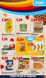 Volantino ALDI settimana 43 Pagina 11: Nature's Gold Vellutata Zucca e Carote €2,29, Funghi Famigliola Gialla €1,29