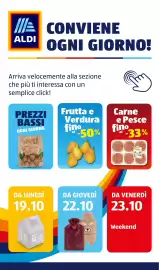 Volantino ALDI settimana 43 Pagina 2: ALDI CONVIENE OGNI GIORNO! Arriva velocemente alla sezione che più ti interessa con un