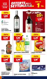 Volantino ALDI | ALDI Offerte da Lunedi 19 Ottobre Pagina 22: Tranci di pesce spada €3,99, Fanta/Fanta Lemon/Sprite €1,19