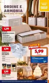 Volantino ALDI | ALDI Offerte da Lunedi 19 Ottobre Pagina 25: Home Creation Organizer in tessuto €4,99, Oli profumati €1,99