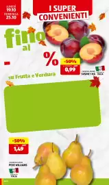 Volantino ALDI settimana 43 Pagina 4: LUNEDÌ 19.10 DOMENICA 25.10 I SUPER CONVENIENTI firto al % su Frutta e Verdura -50% a