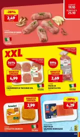 Volantino ALDI | ALDI Offerte da Lunedi 19 Ottobre Pagina 7: Golden Seafood Filetto di Salmone Norvegese €4,29