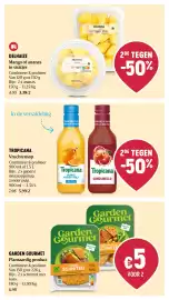 Delhaize folder week 42 Pagina 14: Mango of ananas in stukjes €3,38, Tropicana vruchtensap €5,99