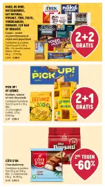 Delhaize folder week 42 Pagina 27: Côte d'or chocoladereep €5,95, Pick up! koekjes €3,98