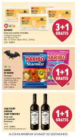 Delhaize folder week 42 Pagina 5: Haribo starmix €2,79, Rode wijn uit Frankrijk Bordeaux €15,98
