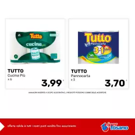 Volantino Iper Tosano settimana 42 Pagina 12: Tutto Cucina Più €3,99, Tutto Pannocarta €3,70