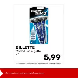Volantino Iper Tosano settimana 42 Pagina 2: Gillette NEMACH3 DISPOSABLE JETABLE USA E GETTA DESECHABLE DESCARTANS 14CEMBLY