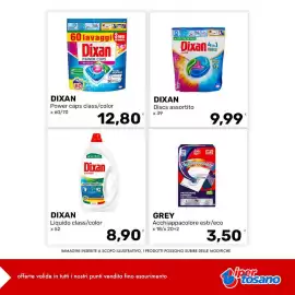 Volantino Iper Tosano settimana 42 Pagina 20: Dixan Liquido class/color €8,90, Dixan Discs assortito €9,99