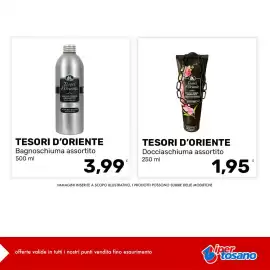 Volantino Iper Tosano settimana 42 Pagina 8: Tesori d'Oriente Bagnoschiuma assortito €3,99
