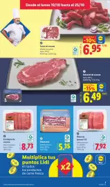 Catálogo Lidl semana 43 Página 13: Lidl Entrecot de vacuno €6,49, Vacuno escalopín €8,73