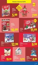 Catálogo Lidl semana 43 Página 43: Kit Kat Chalet Kit €11,99, Milka calendario de adviento de Oreo €12,99