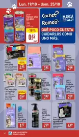Folleto ALDI semana 43 Página 12: Cachet Paté prémium para gatos €0,99, Cachet Snack crujiente para gatos €2,89