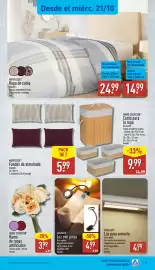 Folleto ALDI semana 43 Página 17: Home Creation cesta para la ropa €9,99, Novitesse fundas de almohada €5,99