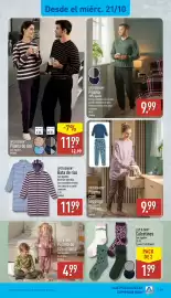 Folleto ALDI semana 43 Página 19: Up2fashion pijama con leggings €9,99, Lily & Dan calcetines €1,99