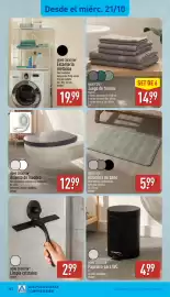 Folleto ALDI semana 43 Página 20: Novitesse alfombra de baño €5,99, Novitesse juego de toallas €14,99