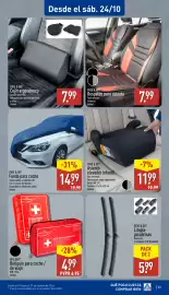 Folleto ALDI semana 43 Página 23: Ride & Go Asiento elevador infantil €11,99, Walser botiquín para coche / de viaje €4,99