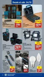 Folleto ALDI semana 43 Página 24: Workzone foco de trabajo led €19,99, Workzone juego de destornilladores y puntas €7,99