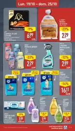 Folleto ALDI semana 43 Página 9: Sanytol limpiador desinfectante baños €2,89, Tandil perlas de perfume €2,29