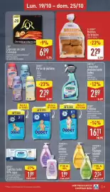 Folleto ALDI semana 43 Página 9: Sanytol limpiador desinfectante baños €2,89, Tandil perlas de perfume €2,29