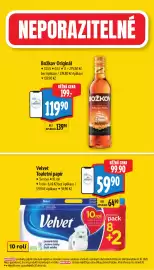 Albert leták | Supermarket Strana 4: Božkov Originál €119,90, Velvet Toaletní papír €59,90