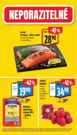 Albert leták týden 42 Strana 3: Madeta Jihočeský eidam 30% - plátky €19,90, Albert Maliny €34,90