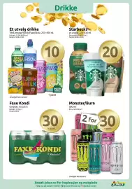 Joker kundeavis uke 42 Side 9: Starbucks €20,00, Et utvalg drikke €10,00