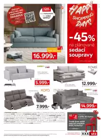 XXXLutz leták Strana 6: Novel 3 rozkládací pohovka €12.999,00, Carryhome rozkládací pohovka €5.999,00